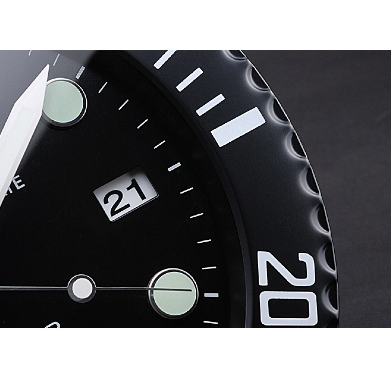 Rolex aaa copy 622474 Rolex Clock Submariner Wall Black 0517